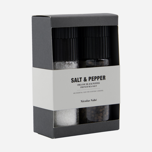 Gift box, Salt & organic black pepper, 60 g