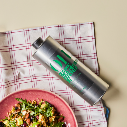 Organic virgin rapeseed oil, Coldpressed, 100 cl