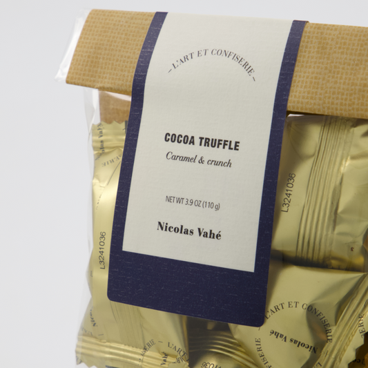 Cocoa truffles, caramel & crunch, 110 g