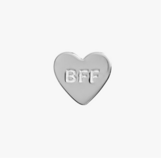 BFF Earring Silver - Single