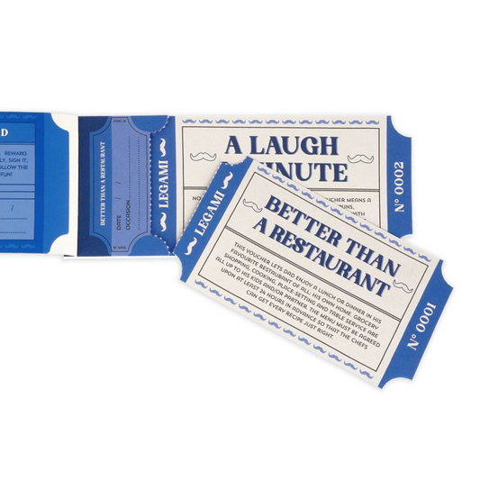 Gift Vouchers, sjove gavekort / Far