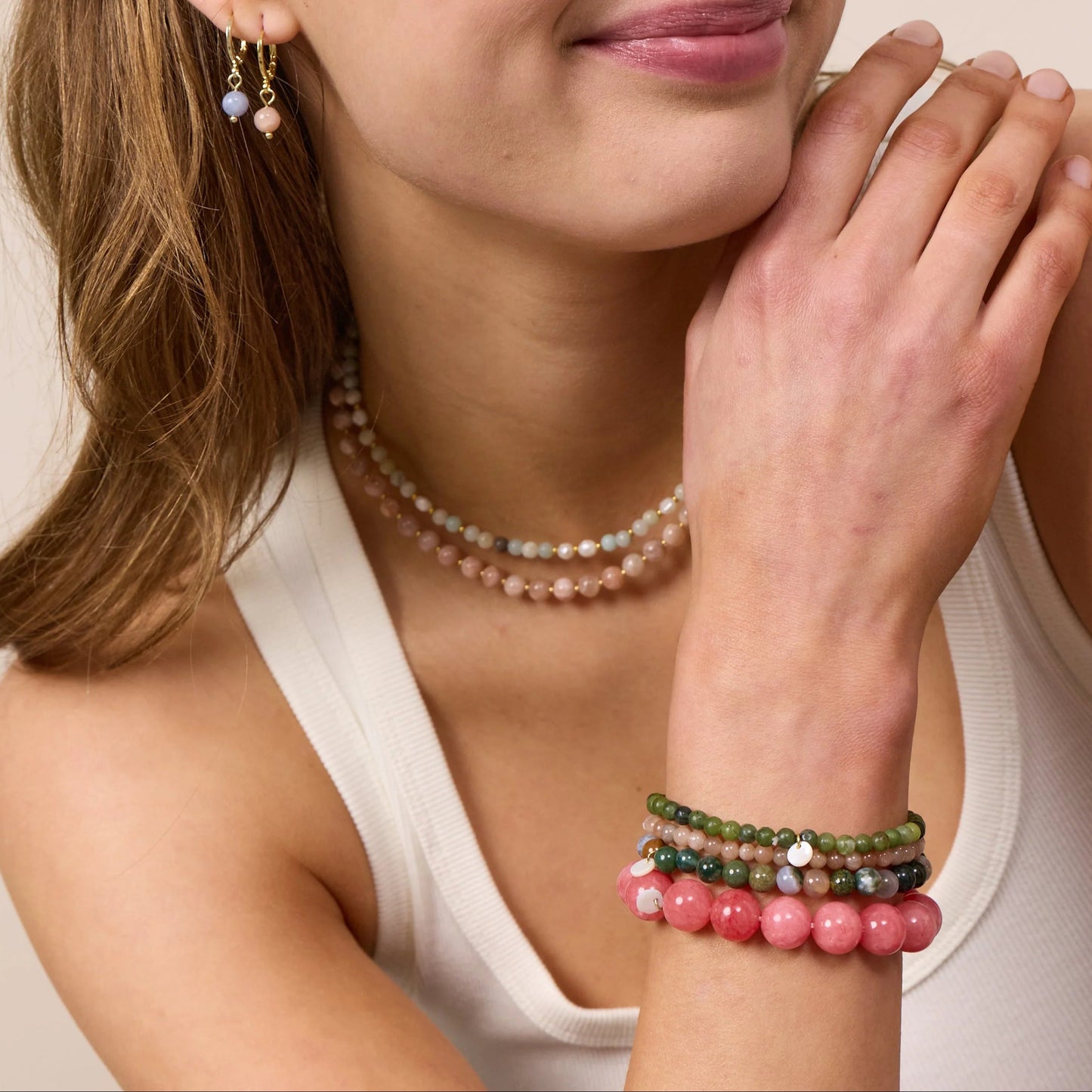 Petite Sunstone Stretch / Armbånd / Lille