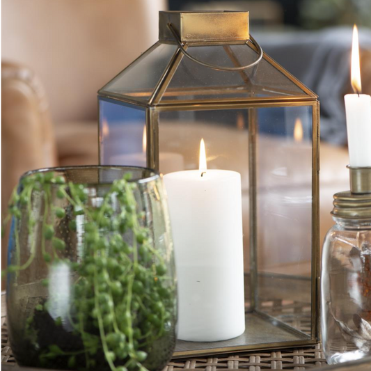 Lanterne Norr skrå glastop