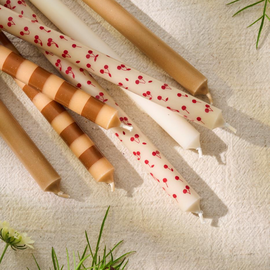 Kertelys m/røde kirsebær