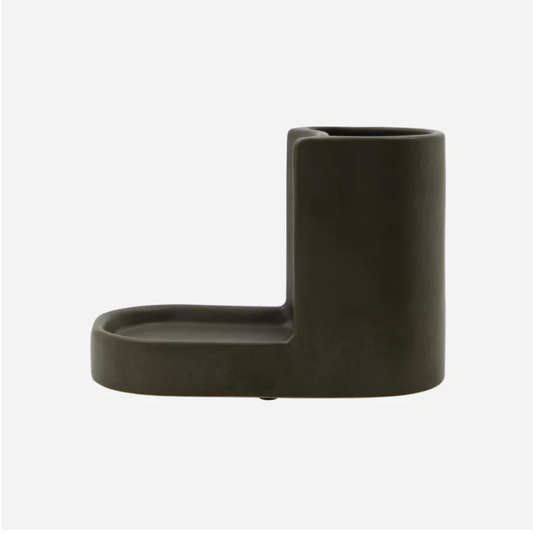 Børste- og sæbeholder, MKDatura, Mørkegrå