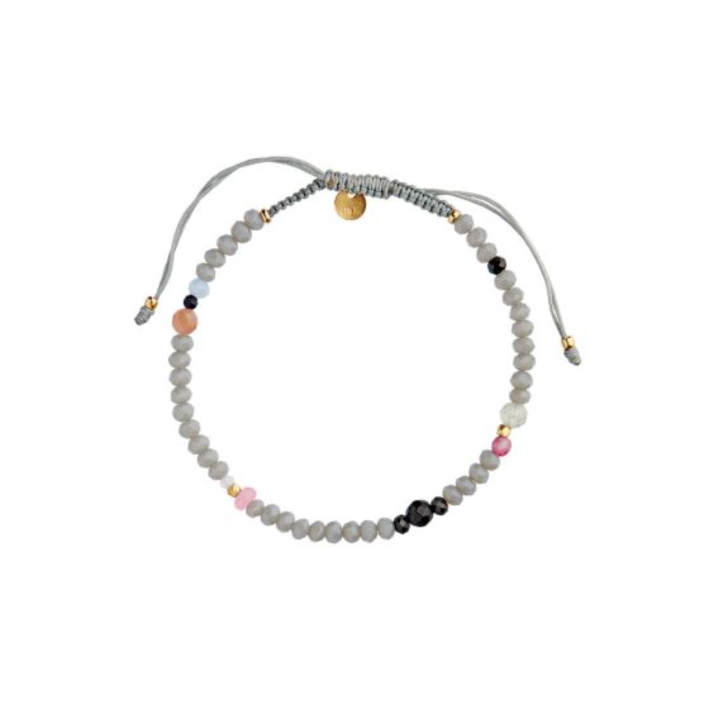 COLOR CRUSH BRACELET / NEW YORK MIX AND GREY RIBBON