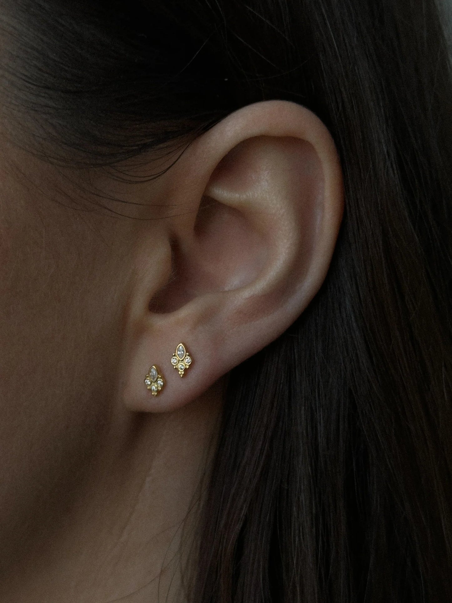 Ophelia crystal stud