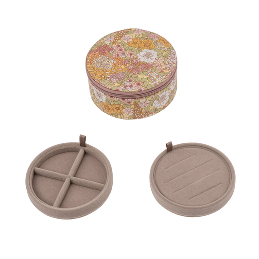 JEWELRY BOX ROUND / LIBERTY CIARA GREEN