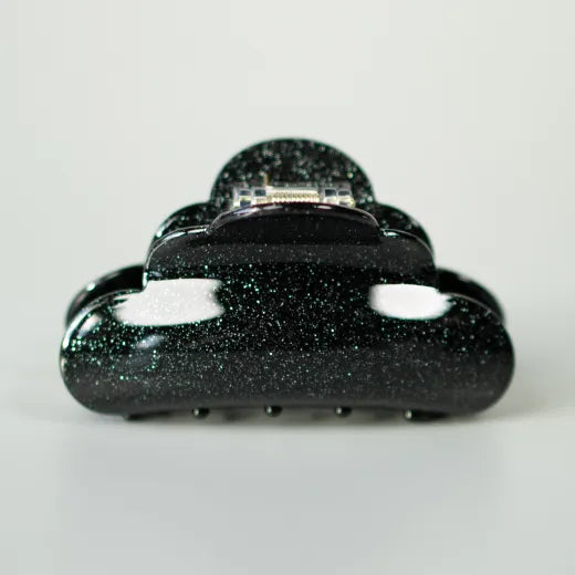 Heaven hårklemme / Glitter sort