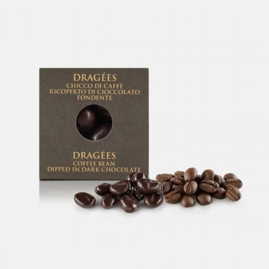 Dragées Kaffebønner Med 66% Mørk Chokolade - 120 gr.