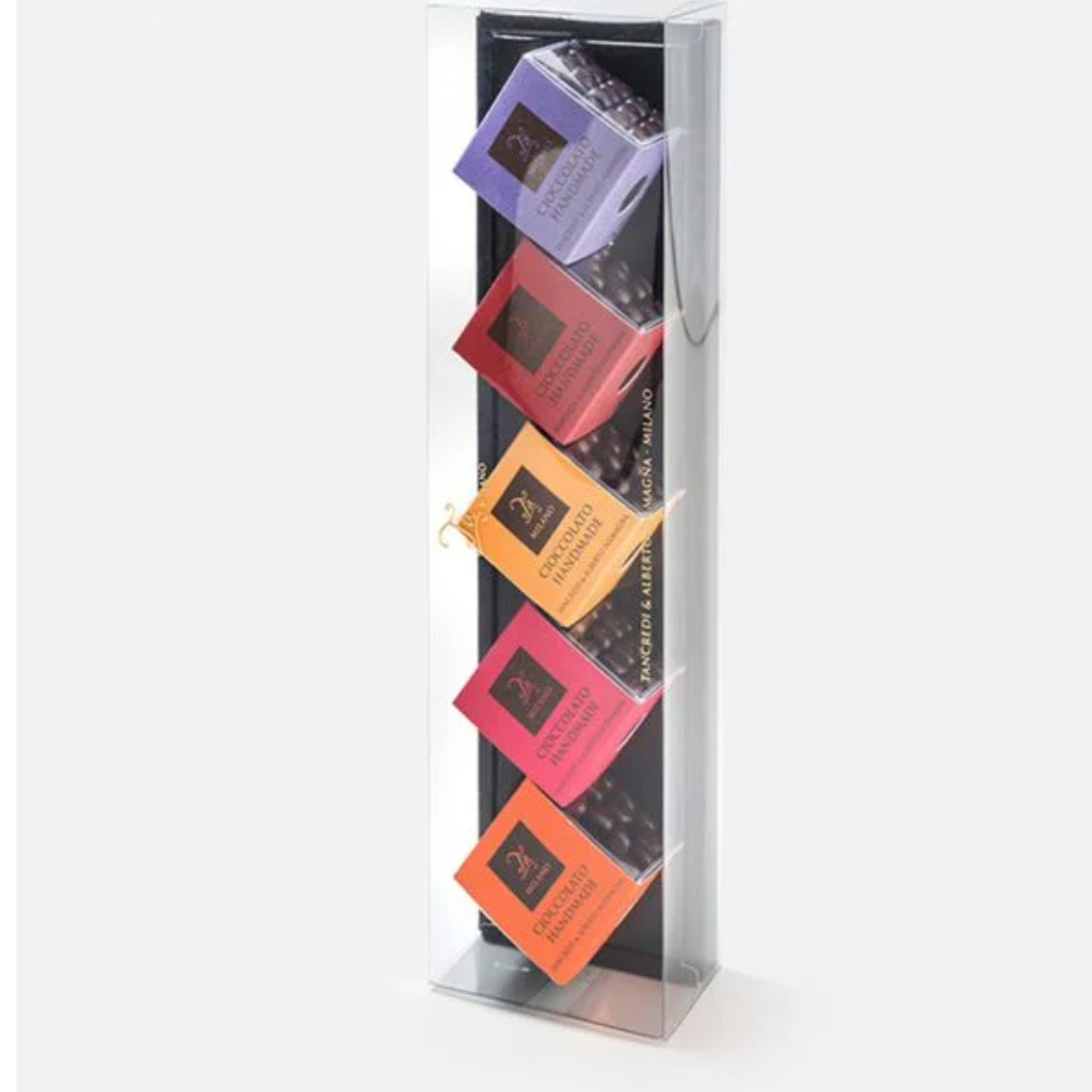 Frugtperler Med Hindbær Med 66% Mørk Chokolade - 60 gr.