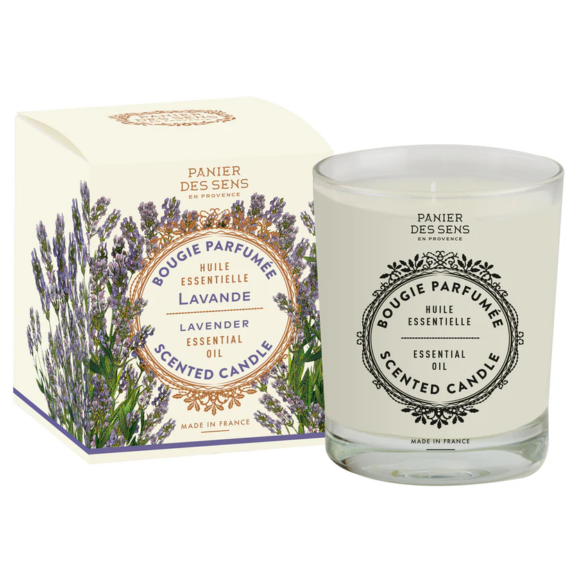 Duftlys lavendel æterisk olie 180g / Eksklusivt