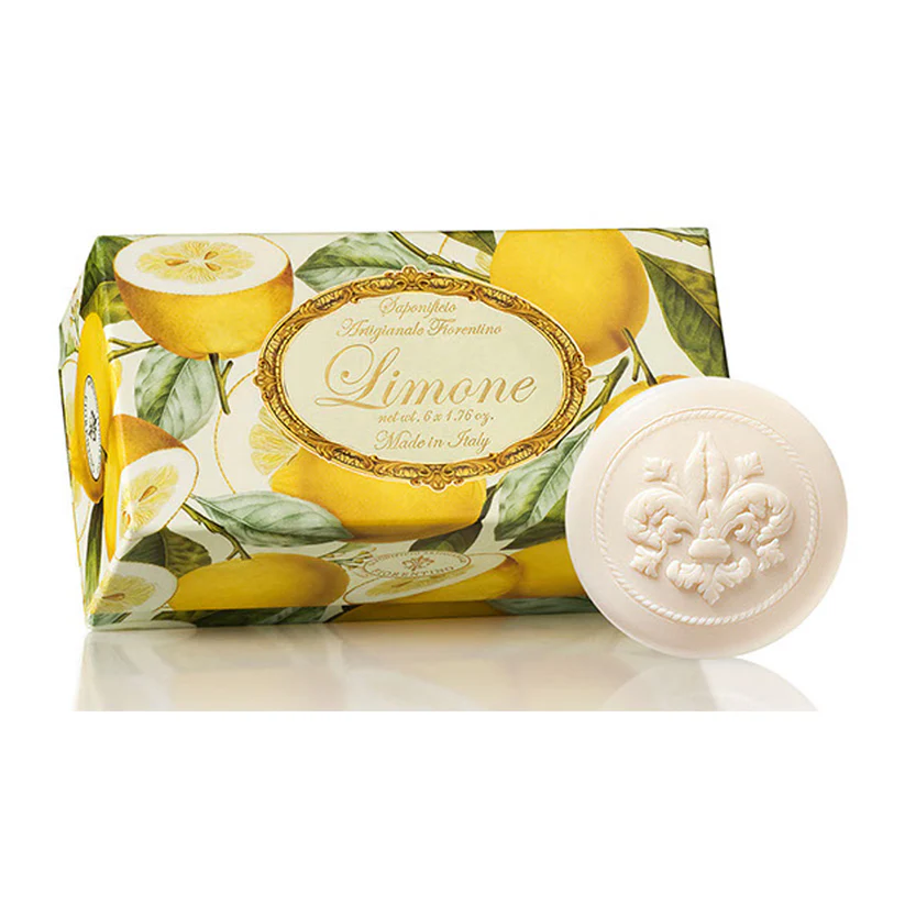 Vegetabilsk sæbe citron i æske / 6x50g