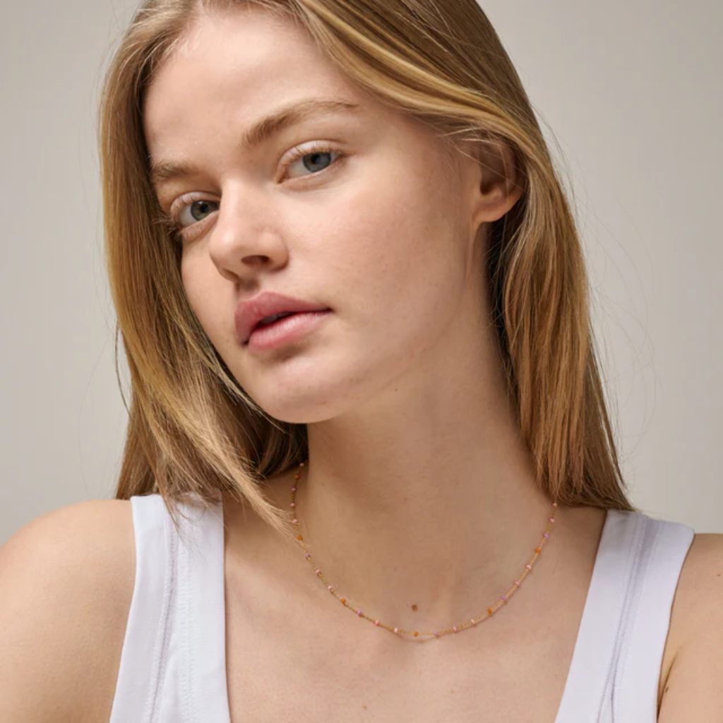 Lola necklace / Blush
