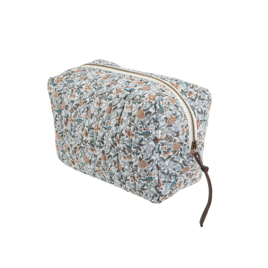 Pouch square / Liberty Strawberry Tree blue