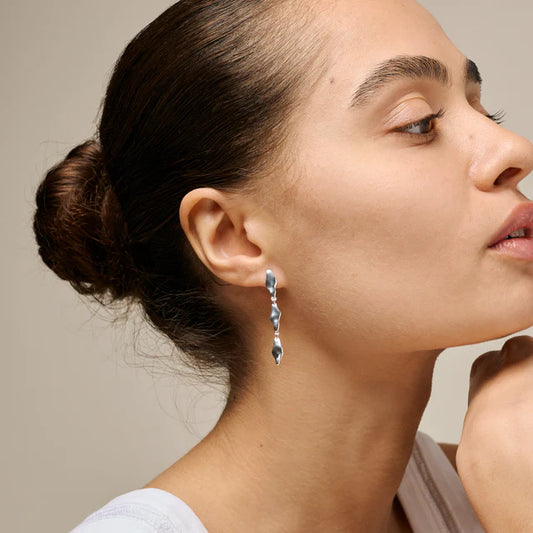 India medium earrings sølv