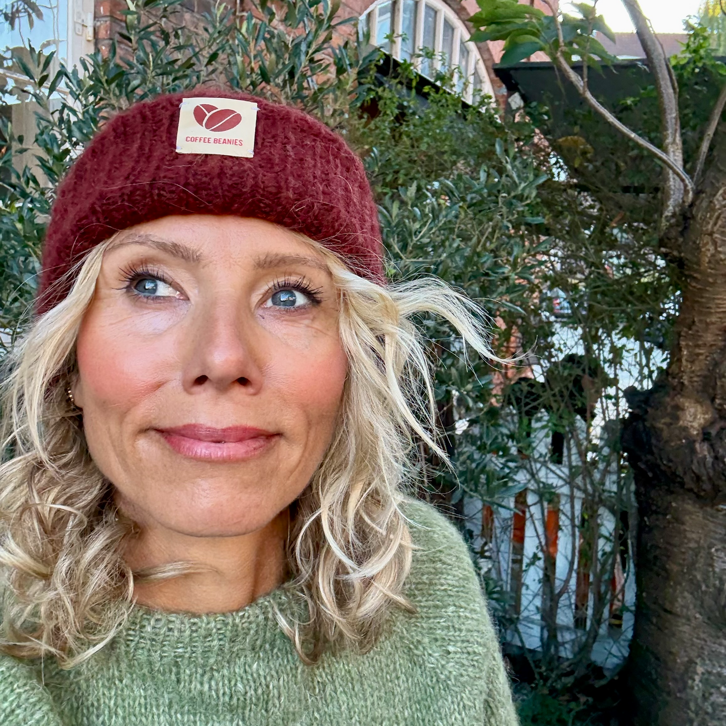 Peace sweater / Army Grøn