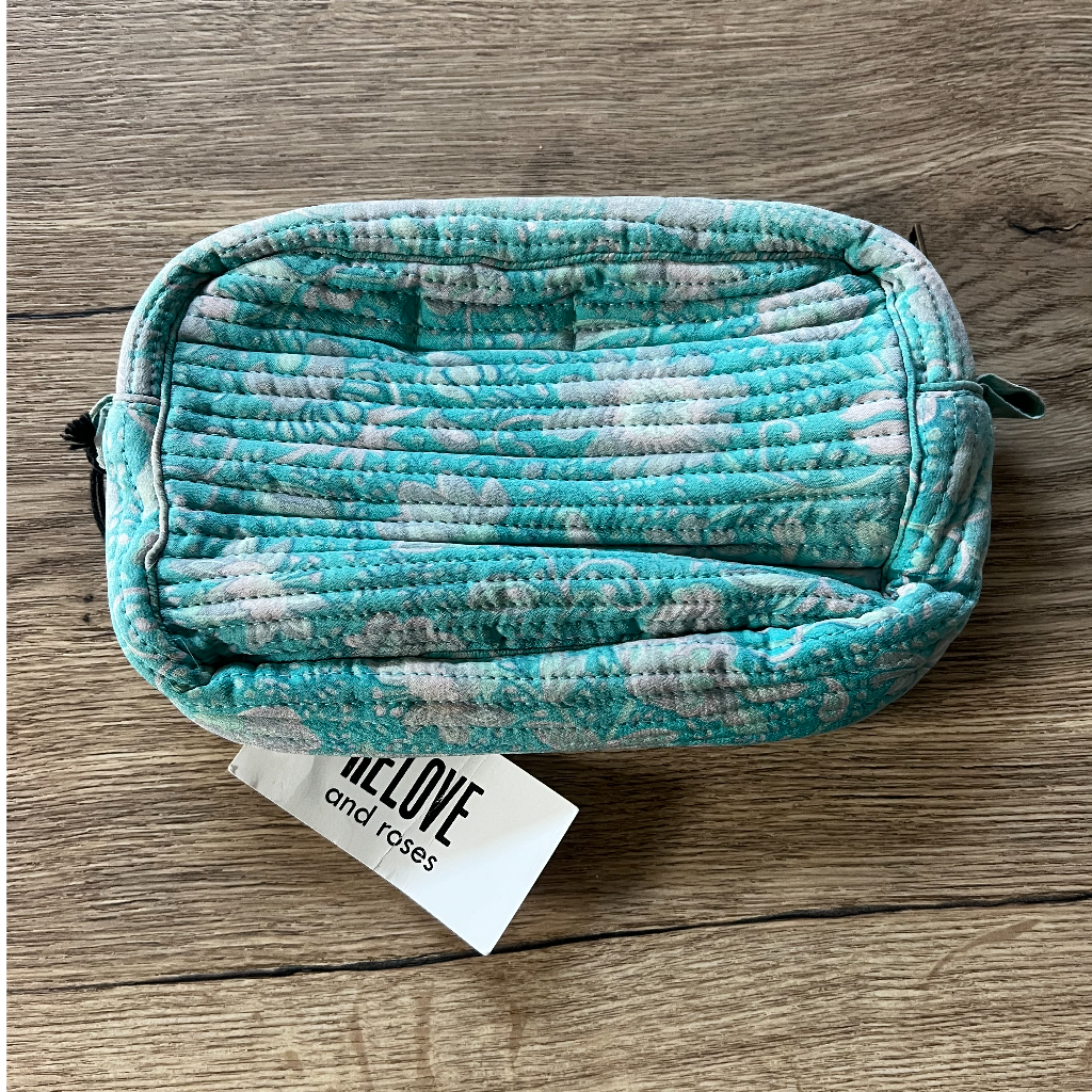 Kosmetikpung lille / Turkis
