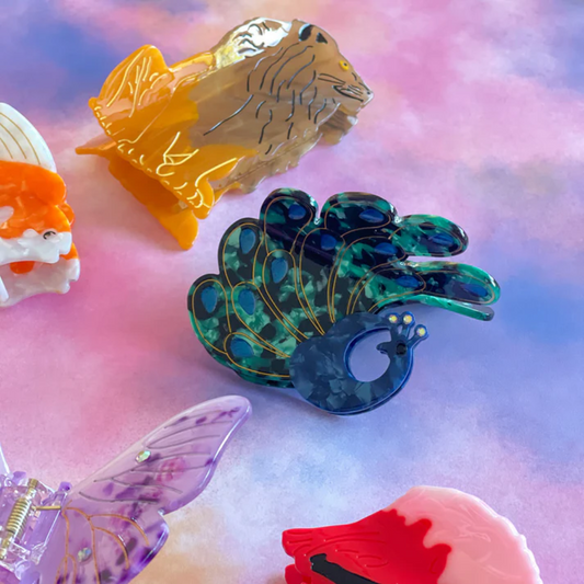 Krabbe Hårklemme / Rød