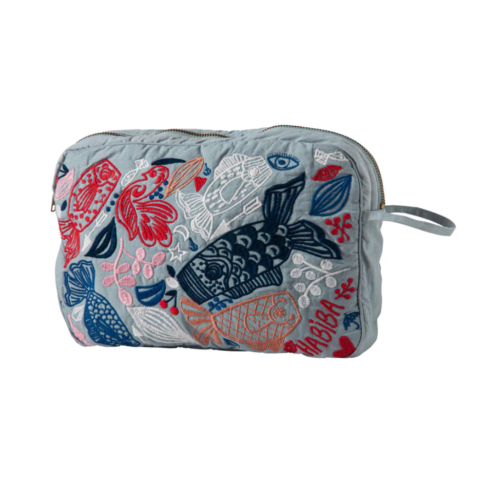 KOI TOILETRY BAG / TILE