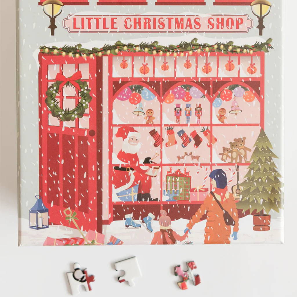 LITTLE CHRISTMAS SHOP - puslespil med 150 brikker