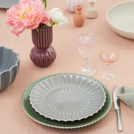 Samsurium frokosttallerken / Blå/Grå