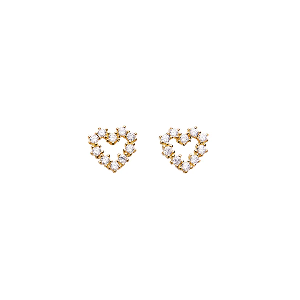 Cæur Crystal stud / Clear