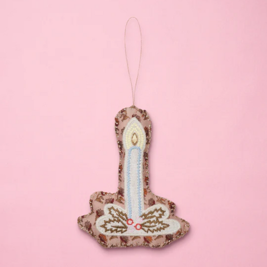 Candellight Silk Ornament