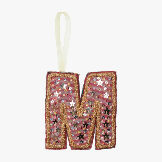 Alphabet Kantha Ornament - No. 65