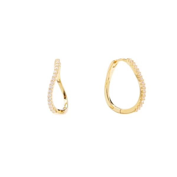 Amelia Petit Crystal Hoops