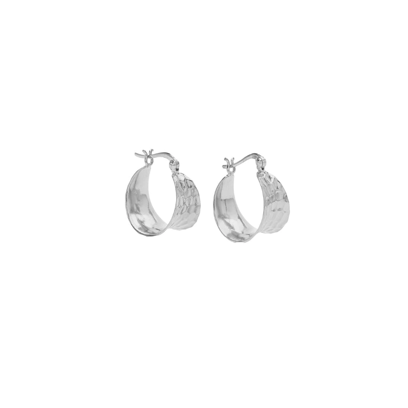 Cleo Petit Hoops / Silver