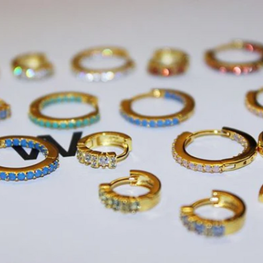 Rainy medium hoop / Blue