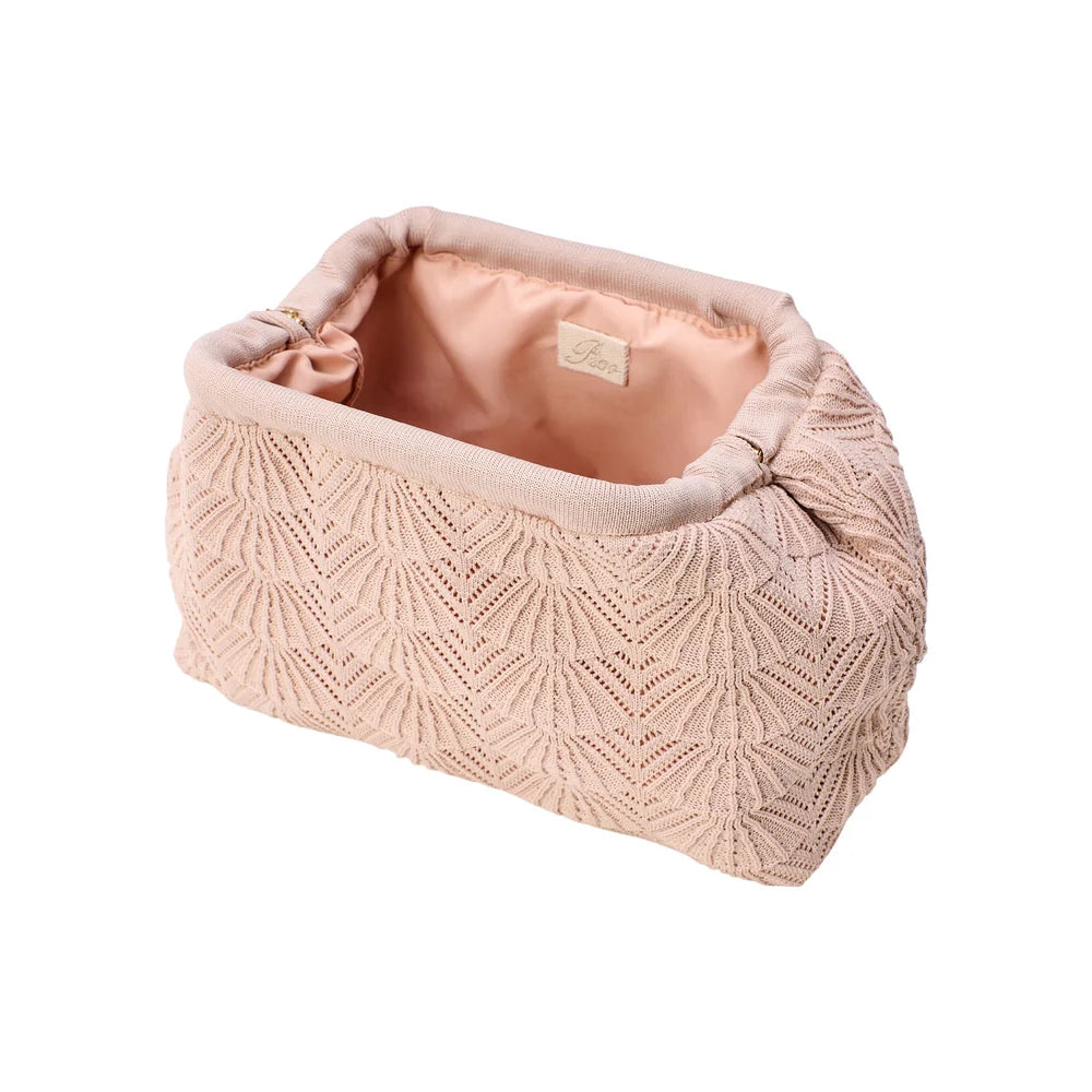 Shelly Clutch / Oyster Pink