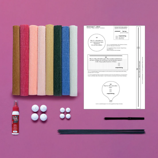 CREPEPAPIR BLOMSTER KIT