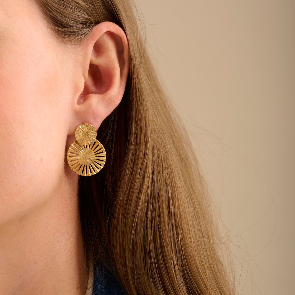 Big Starlight Earrings / Silver