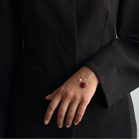 AMORE HEART PENDANT / Vedhæng / Wine