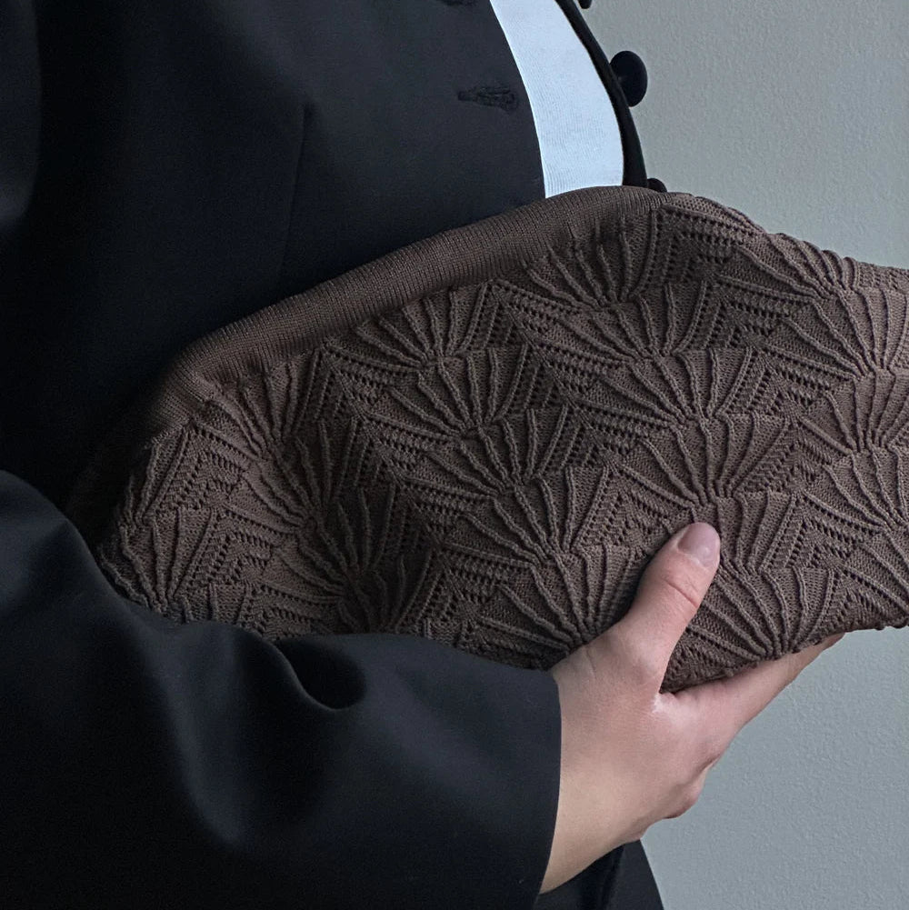 Shelly Clutch / Brun
