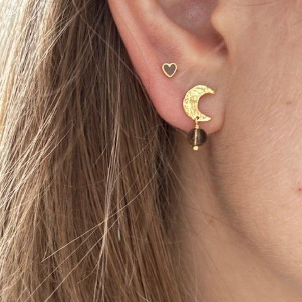Petit Claire de Lune Earring Mocha / Single