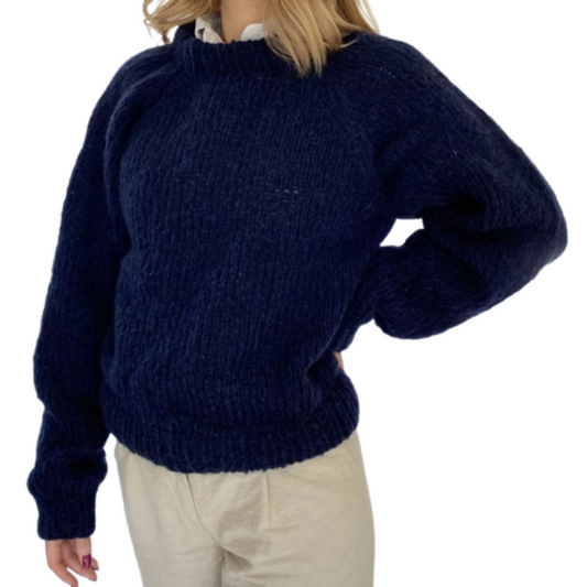 Peace sweater / Mørkeblå