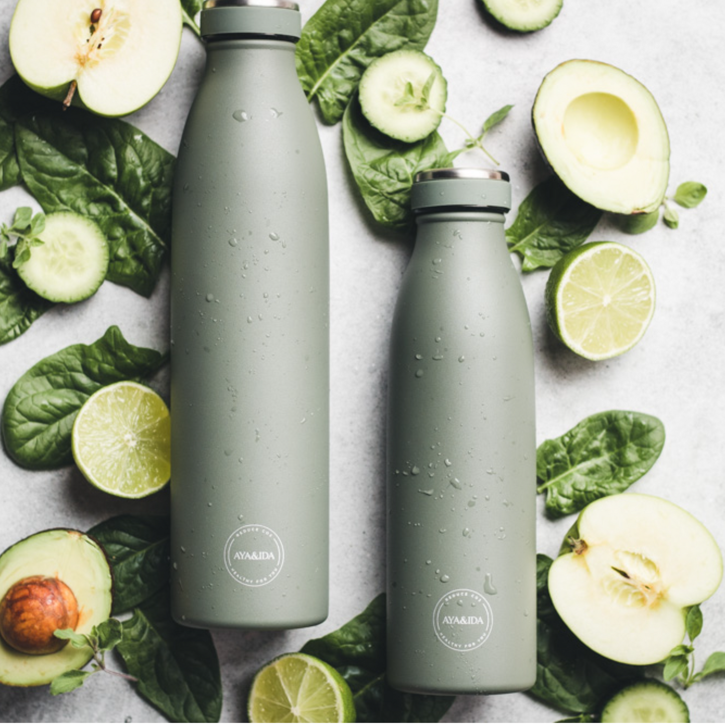 Drikkeflaske 500 ml / Tropical green