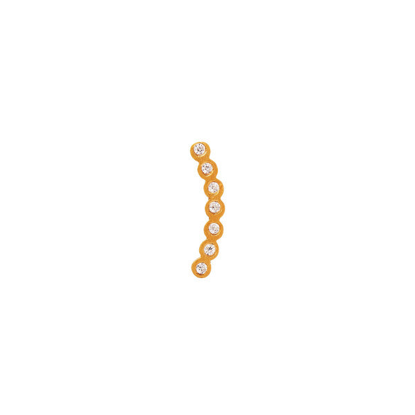 Seven dots earring piece left