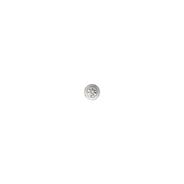 Big dot earring piece silver