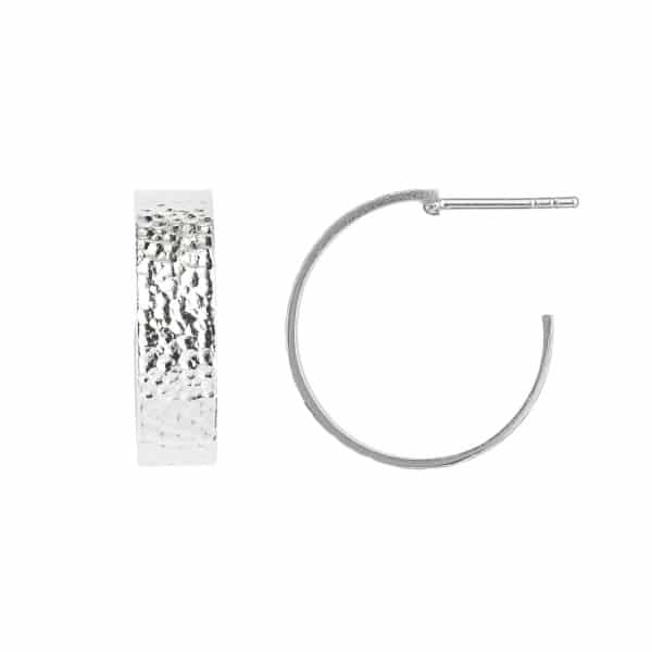 Big la mer creol earring silver