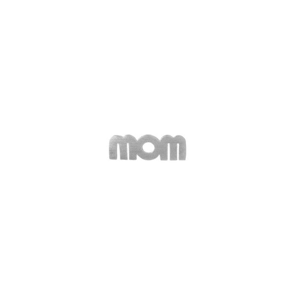Wow mom earring silver