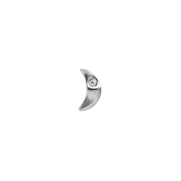 Tout petit bella moon earring silver