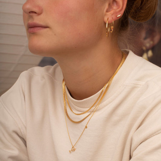 Short snake necklace