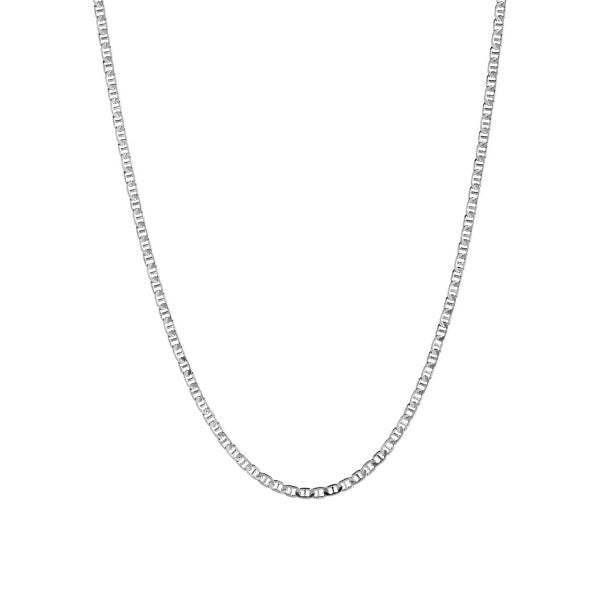 Petit link pendant chain silver