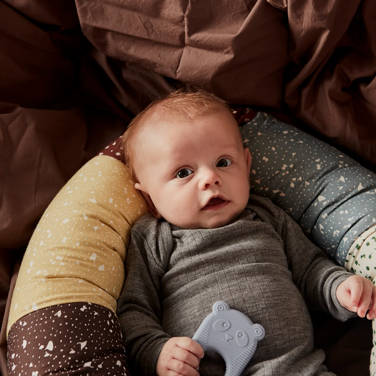 NINKA & LING LING BABY BIDERING - PAKKE MED 2 - 705 PALE MINT / CHOKO / ICE BLU