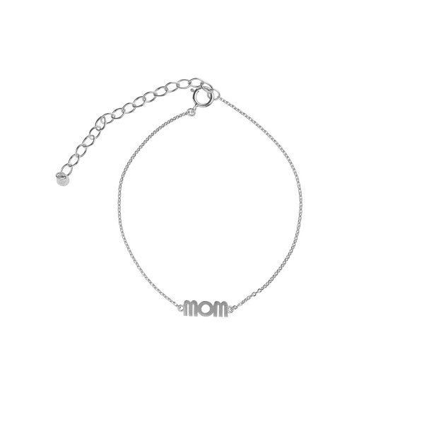 Wow mom bracelet silver