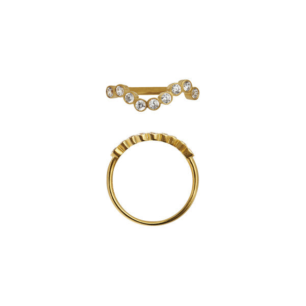 Midnight sparkle ring